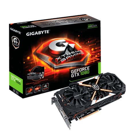 VGA Gigabyte GeForce&#174; GTX 1080 Xtreme Gaming Premium Pack 8GB GDDR5X _N1080XTREME-8GD-PP _817S